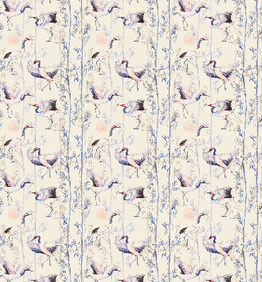 Rolgordijn voor het raam Reigers