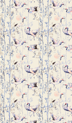 Rolgordijn voor het raam Reigers