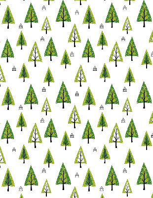 Rolgordijn verduisterend Getekend bos