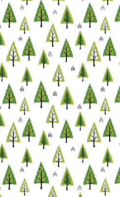 Rolgordijn verduisterend Getekend bos