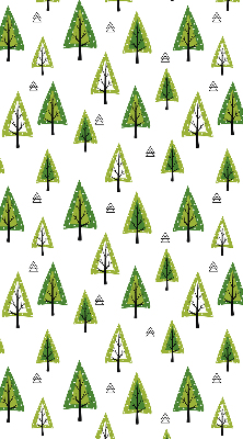 Rolgordijn verduisterend Getekend bos