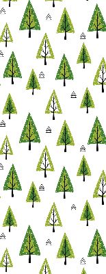 Rolgordijn verduisterend Getekend bos