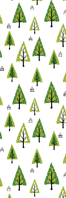 Rolgordijn verduisterend Getekend bos