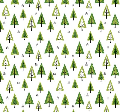 Rolgordijn verduisterend Getekend bos