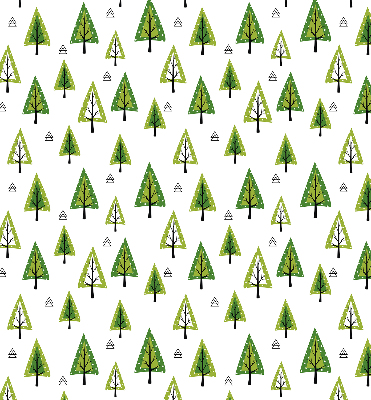 Rolgordijn verduisterend Getekend bos