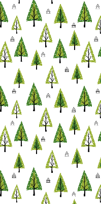 Rolgordijn verduisterend Getekend bos