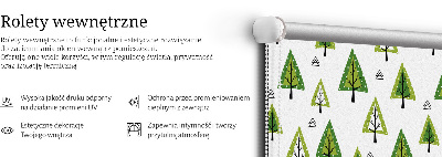 Rolgordijn verduisterend Getekend bos