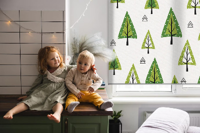 Rolgordijn verduisterend Getekend bos