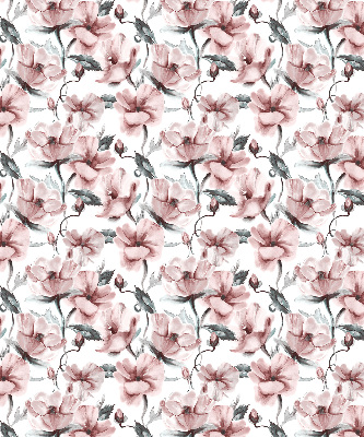 Rolgordijn voor het raam Roze bloemen