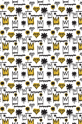 Rolgordijn verduisterend Getekende bloemen