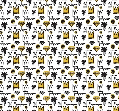 Rolgordijn verduisterend Getekende bloemen