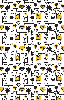 Rolgordijn verduisterend Getekende bloemen