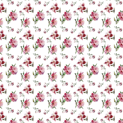 Rolgordijn verduisterend Roze bloem