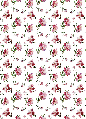 Rolgordijn verduisterend Roze bloem