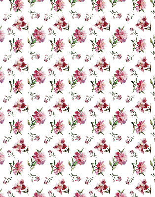 Rolgordijn verduisterend Roze bloem