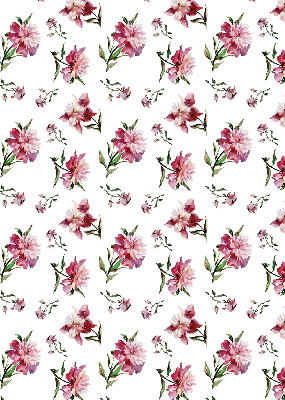 Rolgordijn verduisterend Roze bloem