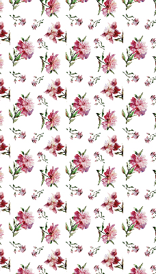 Rolgordijn verduisterend Roze bloem