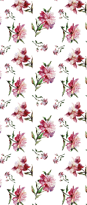 Rolgordijn verduisterend Roze bloem