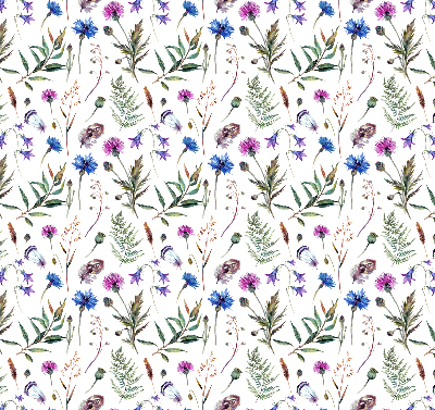 Rolgordijn voor het raam Kleurrijke bloemen