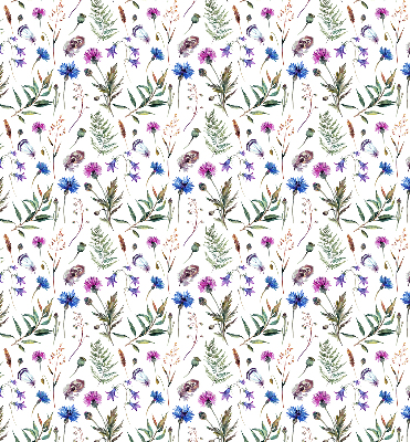 Rolgordijn voor het raam Kleurrijke bloemen