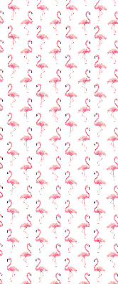 Rolgordijn verduisterend Flamingo's