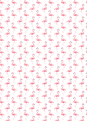 Rolgordijn verduisterend Flamingo's