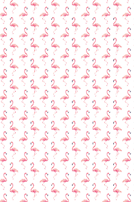 Rolgordijn verduisterend Flamingo's