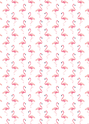 Rolgordijn verduisterend Flamingo's