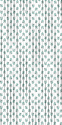 Rolgordijn voor het raam Kleine kleurrijke sparrenbomen