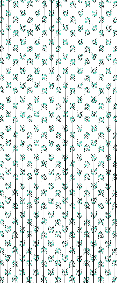 Rolgordijn voor het raam Kleine kleurrijke sparrenbomen