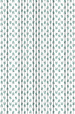 Rolgordijn voor het raam Kleine kleurrijke sparrenbomen