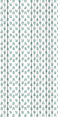 Rolgordijn voor het raam Kleine kleurrijke sparrenbomen