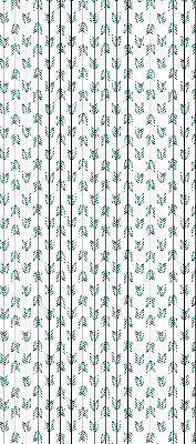 Rolgordijn voor het raam Kleine kleurrijke sparrenbomen