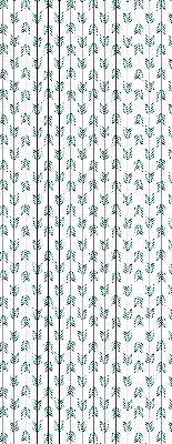 Rolgordijn voor het raam Kleine kleurrijke sparrenbomen