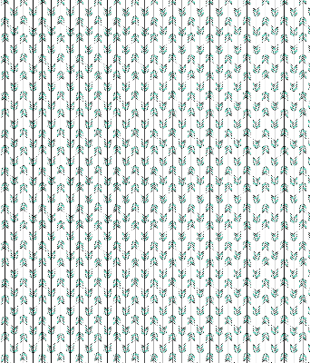 Rolgordijn voor het raam Kleine kleurrijke sparrenbomen