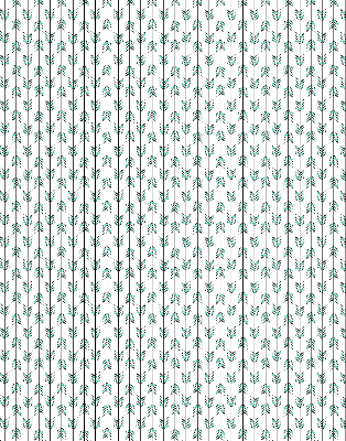 Rolgordijn voor het raam Kleine kleurrijke sparrenbomen