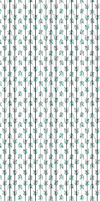 Rolgordijn voor het raam Kleine kleurrijke sparrenbomen