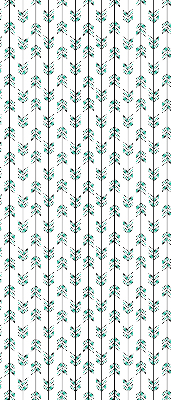 Rolgordijn voor het raam Kleine kleurrijke sparrenbomen