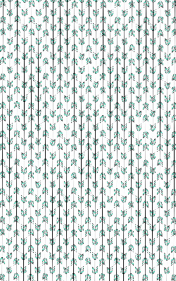 Rolgordijn voor het raam Kleine kleurrijke sparrenbomen