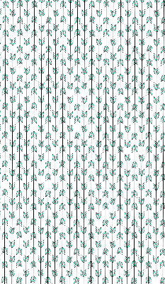 Rolgordijn voor het raam Kleine kleurrijke sparrenbomen