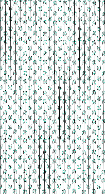 Rolgordijn voor het raam Kleine kleurrijke sparrenbomen