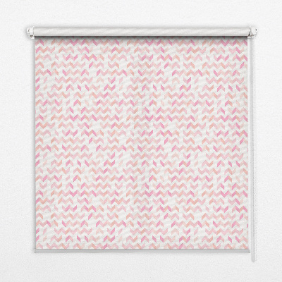 Rolgordijn verduisterend Roze pijlen omhoog en omlaag