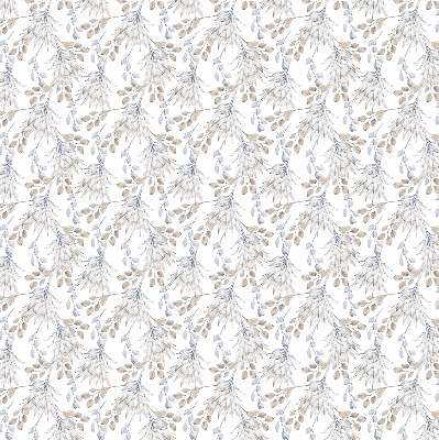 Rolgordijn voor het raam Witte bloemen