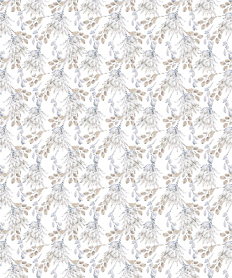 Rolgordijn voor het raam Witte bloemen