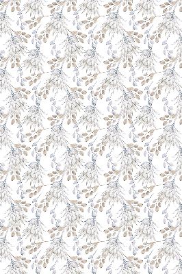 Rolgordijn voor het raam Witte bloemen