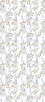 Rolgordijn voor het raam Witte bloemen