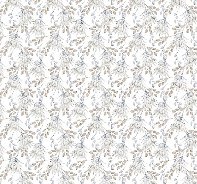 Rolgordijn voor het raam Witte bloemen