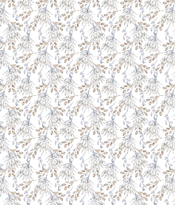 Rolgordijn voor het raam Witte bloemen