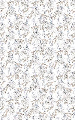 Rolgordijn voor het raam Witte bloemen