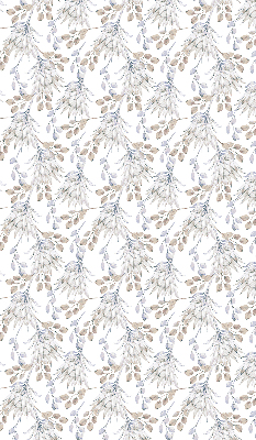 Rolgordijn voor het raam Witte bloemen